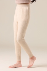 秋冬新款儿童保暖裤35%羊绒高腰弹力打底裤男女童舒适百搭长裤，童装裤子，群鹿羊绒