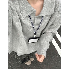 现货数据款老钱风麻花V领毛衣男秋冬复古POLO衫-A2321P58，男装针织衫/毛衣，电商B241