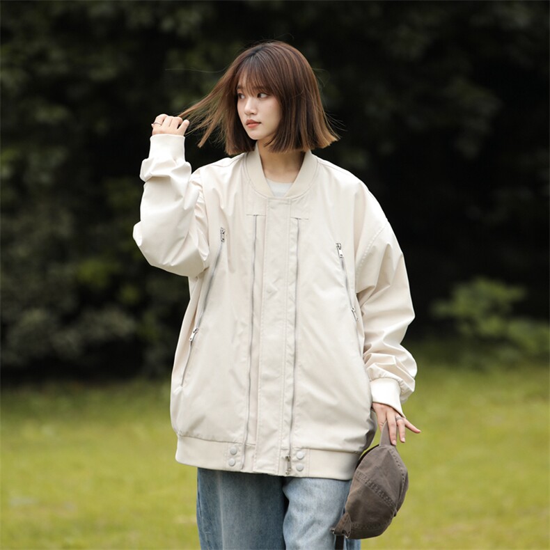 新款中性风个性棒球服宽松二开夹克男DSA157B-J220-P80图片