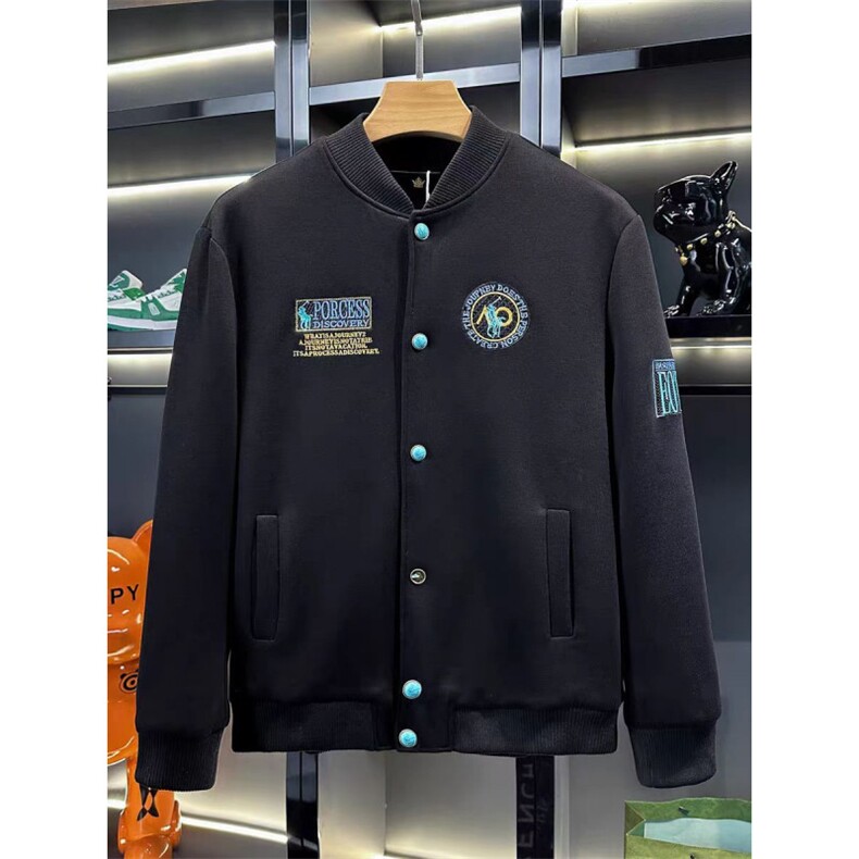 (网络图慎用有大货)轻奢风欧货棒球服外套拼接上衣313B-JK71-P120,女装短外套,星座313B