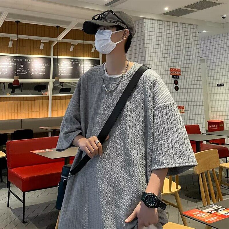 C509P33短袖t恤男潮牌ins纯棉宽松半袖青年圆领体恤港风衣服,男装T恤,星座512-6