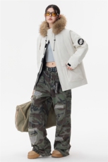 派克棉服男女同款貉子毛加厚外套，男装棉衣，星座1206（原A206）