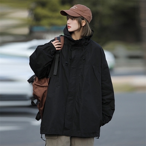 秋季男女夹克青少年潮流个性连帽宽松外套休闲A266-JK9116-P80
