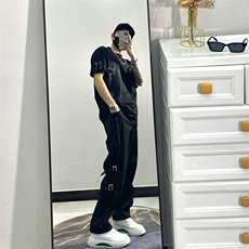 潮九分裤百搭新款夏季男日常青春流行时尚潮牌KB002-P48，男装休闲裤，星座1109-3