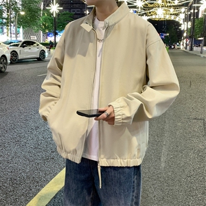 2025新款现货纯棉夹克男宽松立领上衣外套DSA157B-J2570-P85图片