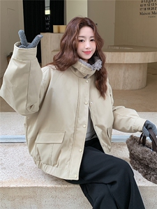 2025年冬季休闲风派克羽绒服中长款外套223-1536-p265k389图片