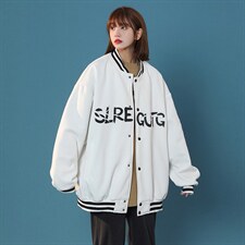 现货2025男春装新款中性百搭情侣棒球服夹克外套D201-DM89-P70图片