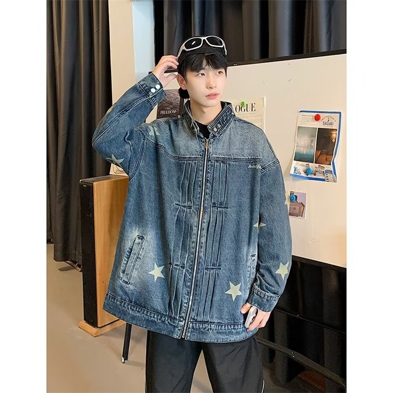 秋季青春流行男夹克文艺潮外套J2343P85,男装夹克,星座1116-2