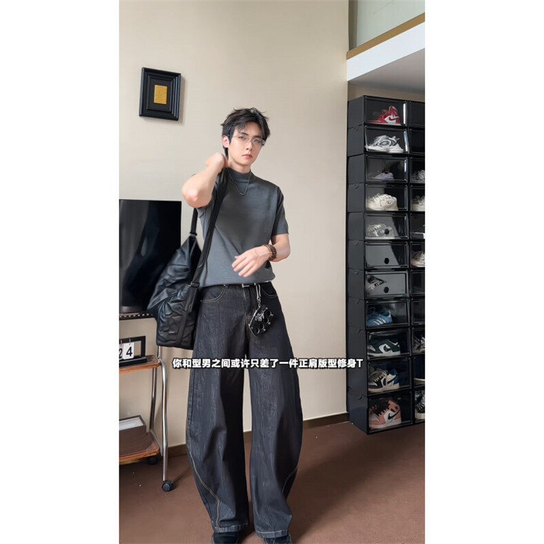 XZ809A/MTTT03/特P30/控58冰爽丝针织杉圆领T恤高品质,男装针织衫/毛衣,星座809A(原222-1)