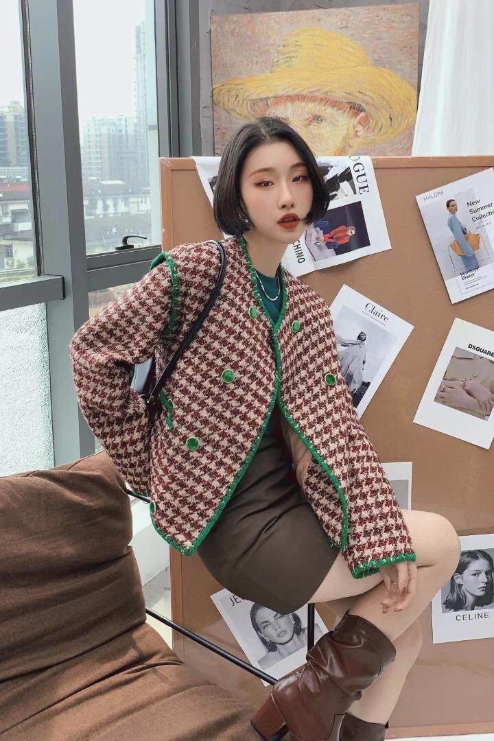 现货秋款小香风外套，其它，维多利亚