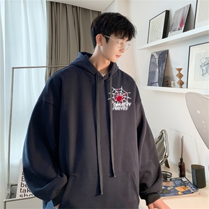 抖音品质 23/秋季320G华棉男士连帽大码印花卫衣WYH3252-P45控68图片
