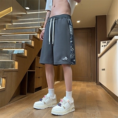 ！2025夏季新款男士风短裤学生潮牌五分裤DK276特P25控39，男装休闲裤，电商B220
