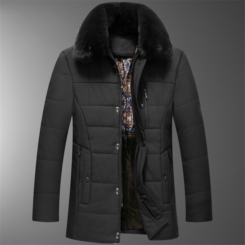 8803/P130父亲棉衣加绒加厚中老年棉袄爸爸冬装外套男老头衣服，男装棉衣，星座1216（原钱塘722）