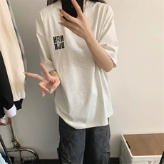 万针全刺绣工艺抖音得物高品质260克重磅纯棉双纱美式高街短袖T恤，男装T恤，电商A486