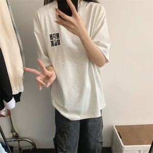 万针全刺绣工艺抖音得物高品质260克重磅纯棉双纱美式高街短袖T恤图片