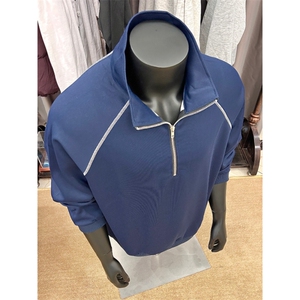 美式复古半高拉链长袖卫衣男宽松休闲cleanfit外套 513WY3494P32图片