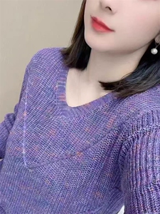 点子纱V领，直播款图片