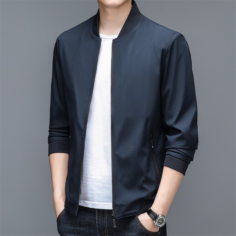 BJ22345钱塘2020-2中年男士春秋简约商务休闲百搭夹克货稳P59,男装夹克,钱塘207-2