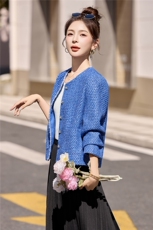 2025秋装新款简约时尚小香风时髦外套，女装短外套，芭米依尚