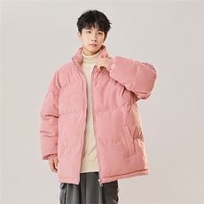灯芯绒M-3XL数据款2025冬季新款情侣棉衣立领棉服XZ109-223-P88，男装棉衣，星座109