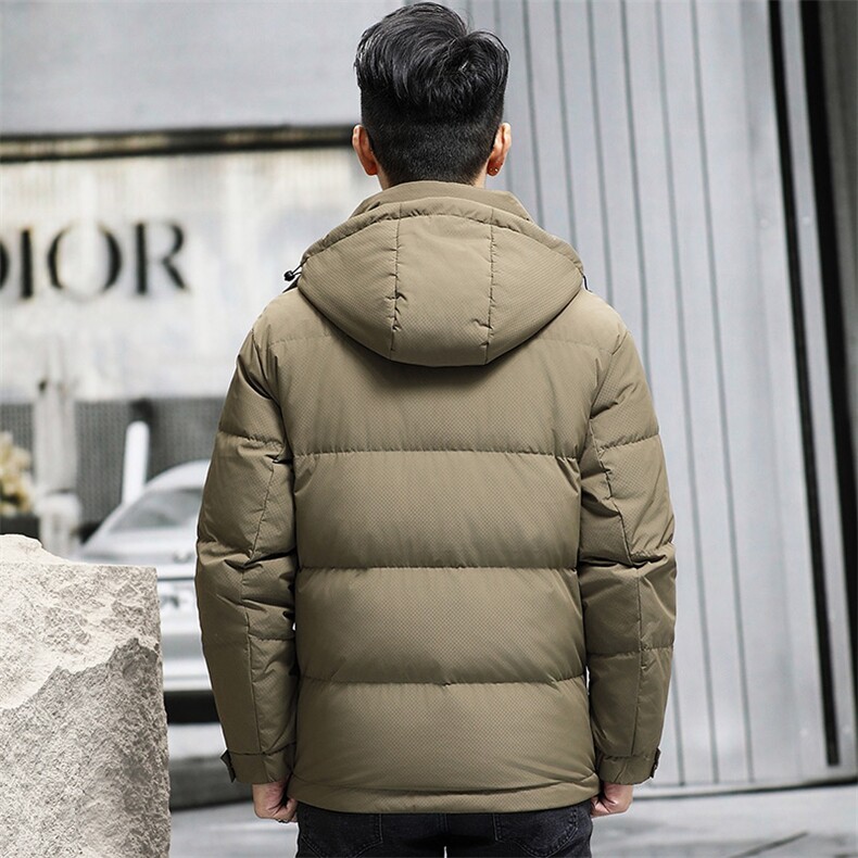 M801-106钱塘2020-3时尚休闲简约冬季厚款中年男士羽绒服P233,男装羽绒服,钱塘207-3