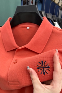 polo衫男士短袖夏季新款商务休闲修身半袖男装带领上衣服翻领t恤图片