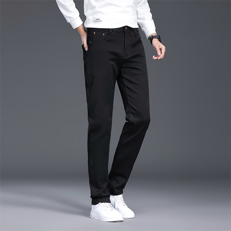 CD5811钱塘2020-2秋季新款男士弹力牛仔裤纯色休闲长裤货稳P105,男装牛仔裤,钱塘207-2