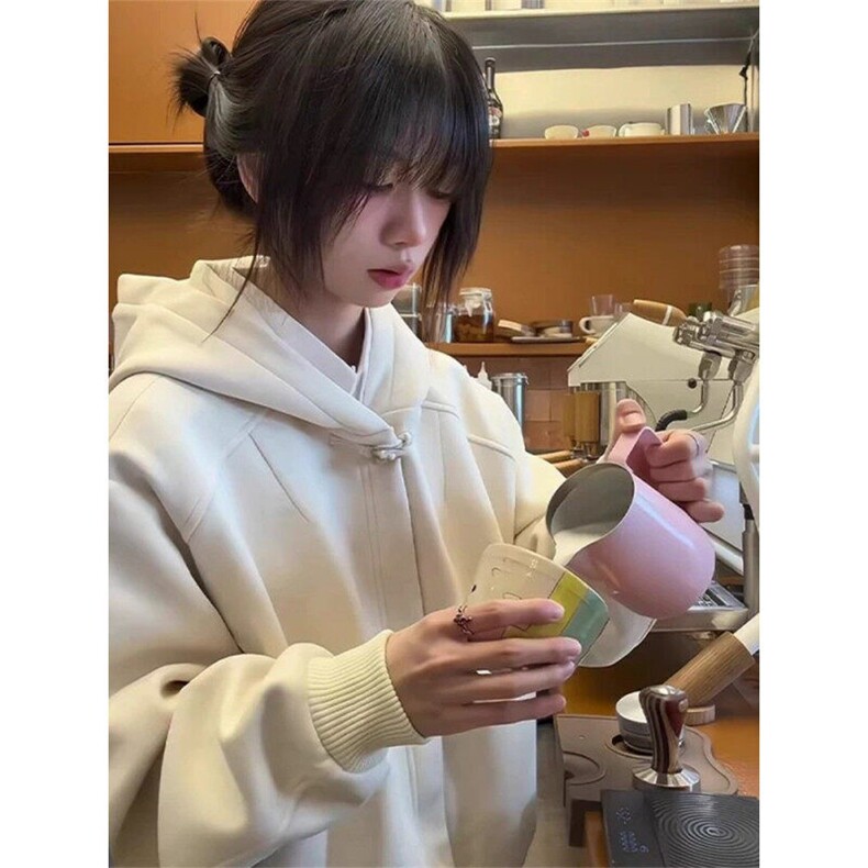 706-CWY23-P118现货高质量春季美式牛角扣格子拼接开衫卫衣,男装卫衣,星座706