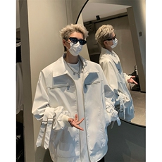 517A-8-JK006-P105秋季新款现货美式设计感高街皮衣夹克，男装皮衣，星座517A-8（原B282）