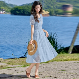 2026年夏季休闲/淑女女士收腰裙图片