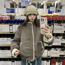 现货2025冬季新款绗棉正反两穿休闲外套203-8818-P175-K268，女装棉衣/棉服，浪娴服饰