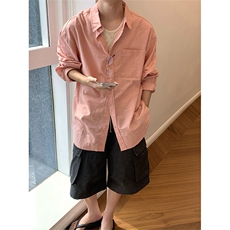 亚麻薄款长袖衬衫男夏季韩版宽松休闲防晒衬衣外套C033-P45，男装防晒衣，星座1004-3