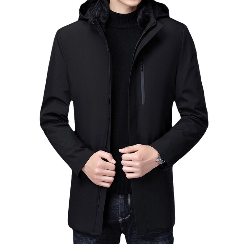 新款可卸帽羽绒服羽绒内胆可卸外套休闲水貂领外套ZL9506-P310，男装羽绒服，电商B212（原钱塘6029）