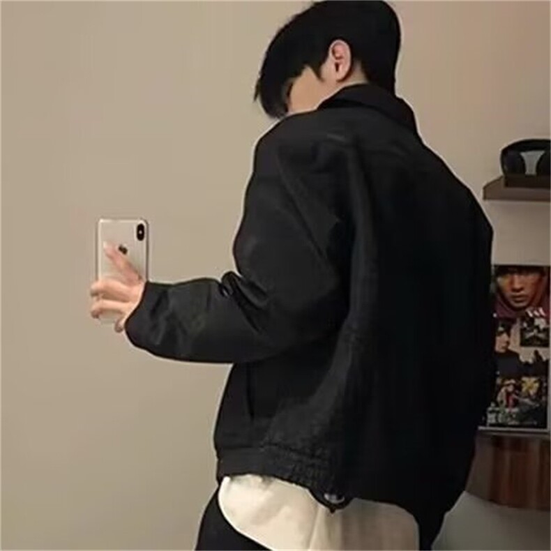 美式休闲男士夹克翻领百搭帅气外衣秋冬工装夹克外套LJK6022-P58,男装夹克,星座1008