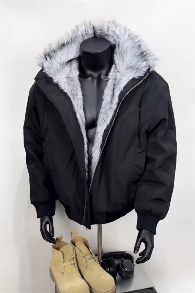 【有货】解构夹克棉服保暖座山雕cleanfit毛领外套MY8216特P116,男装夹克,星座908-1
