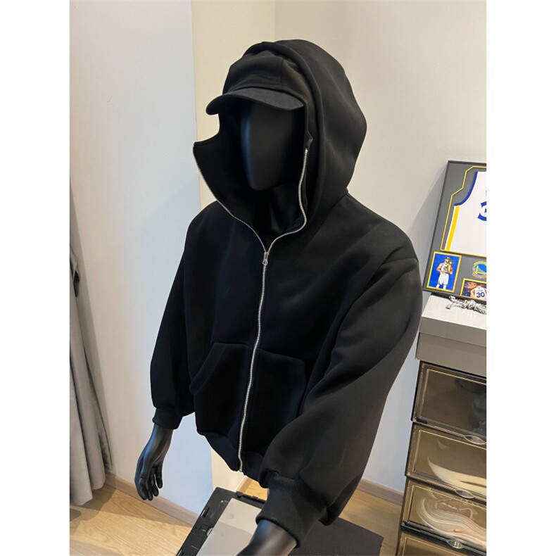 杭州质量版型原版一比一做法悍匪双帽卫衣WNW01-P78加绒88,男装卫衣,星座313A(原308A-2)
