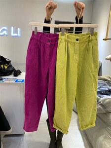 春季灯芯绒裤子,其它,泓利