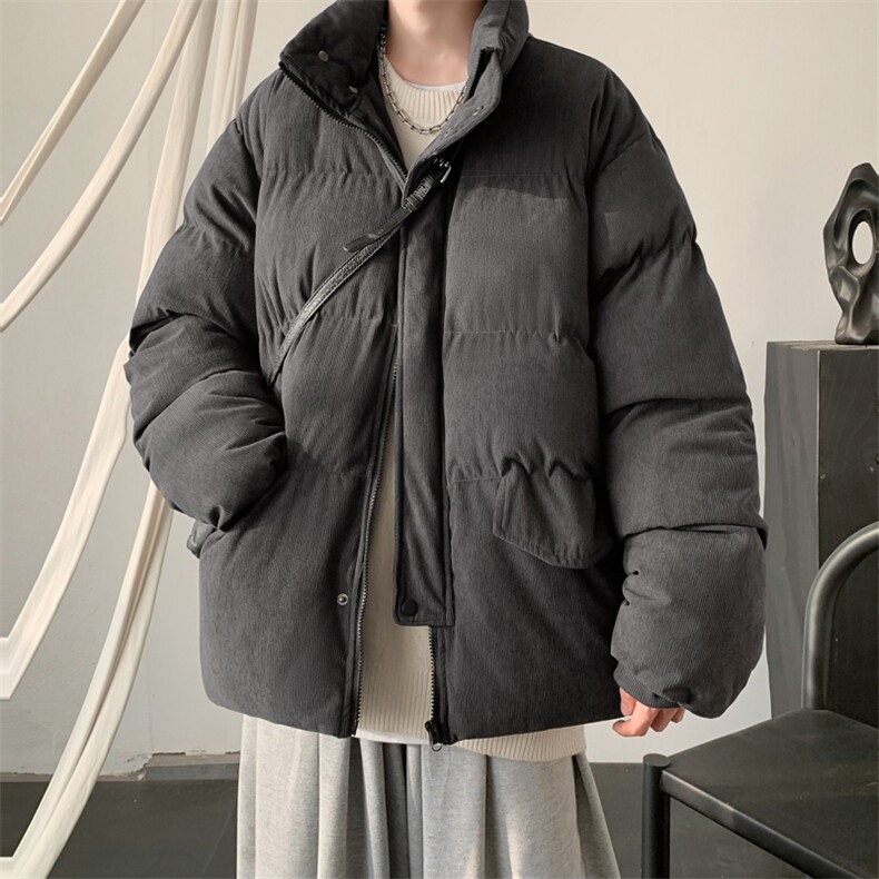 W8213P125控168大皂灯芯绒设计感宽松休闲棉衣棉服,男装棉衣,电商B205