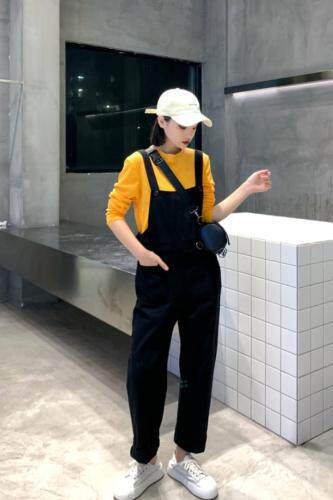 背带裤，女装，娜依佳