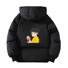控128加绒面包服男大码羊羔毛衣男MY16200-P100，男装棉衣，电商A040A
