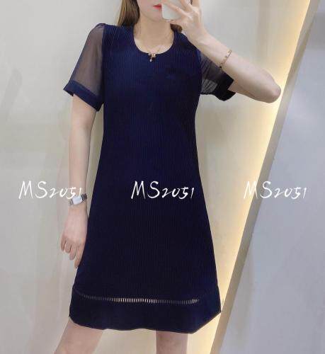 夏季连衣裙，女装连衣裙，米社