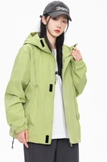 2025秋季情侣户外运动连帽冲锋衣夹克美式高街机能外套JK8008-P35，男装夹克，星座1402-2