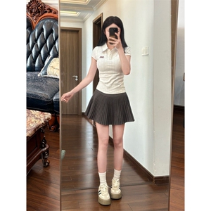 H0865-P35推荐包边拉肩 刺绣正肩修身短袖T恤女图片