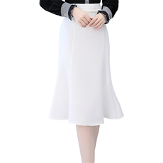 早秋连衣裙女2022新款时尚高级感职业气质女神范鱼尾裙，女装半身裙，时尚俏佳人