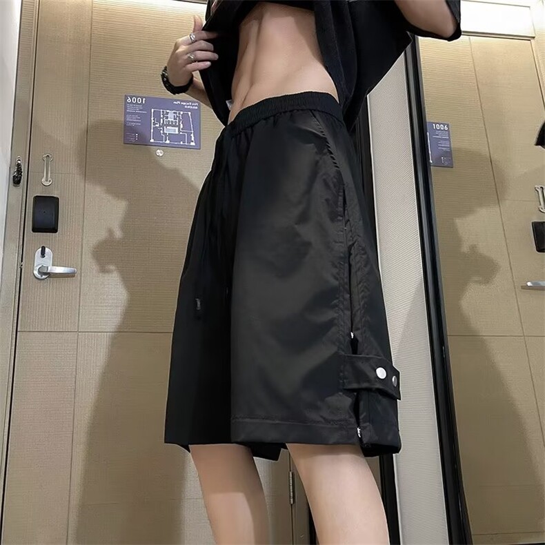 男春夏纯色潮流新款青春流行五分裤春秋宽松型GDK17P28,男装休闲裤,星座1116-2
