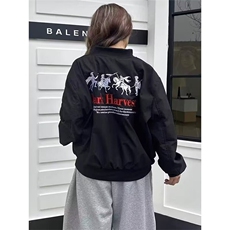 春秋新款外套女士减龄洋气百搭休闲小个子秋季短款夹克棒球服上衣，男装夹克，星座1210-1