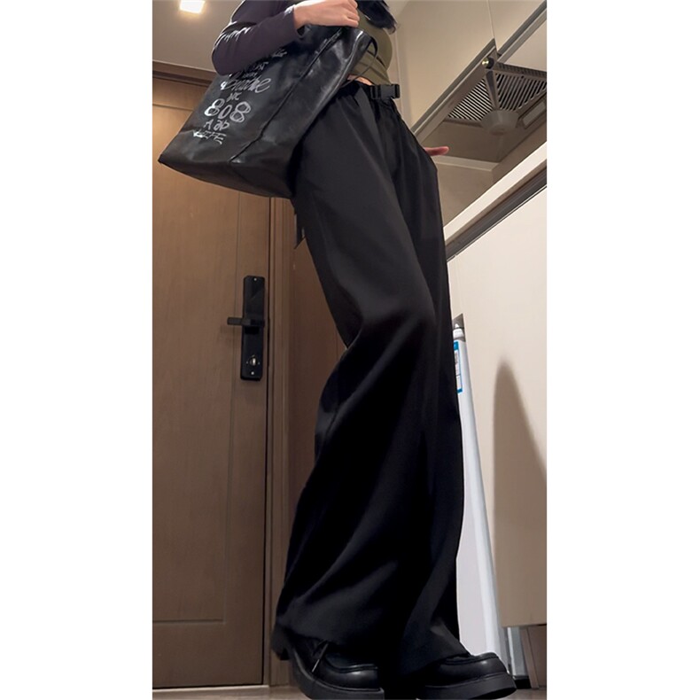 【直播】垂感冰丝西裤男中性免烫直筒休闲裤女C2325-TP45控价68,男装休闲裤,电商A102-1