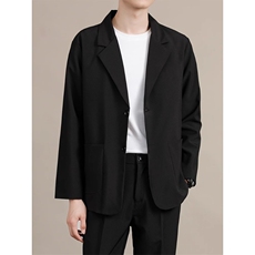 冬季宽松大码职业正装西服外套男士商务通勤修身YSTW03/P60，男装西服，星座506
