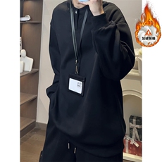 重磅320克亨利领宽松休闲卫衣男W4647JR（加绒）特P42/W4647特P35，男装卫衣，电商A007