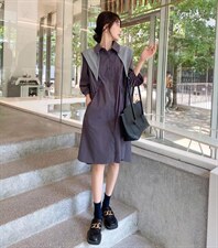 夏季披肩连衣裙，女装连衣裙，吉之红